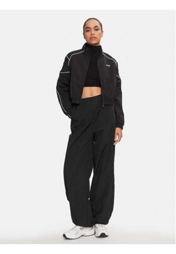 Fila Bluza Laplace FAW0890 Czarny Regular Fit. Kolor: czarny. Materiał: syntetyk