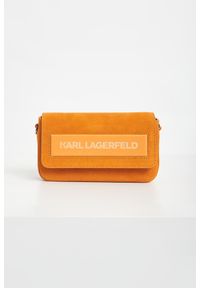 Karl Lagerfeld - Torebka damska zamszowa KARL LAGERFELD. Materiał: zamszowe #4