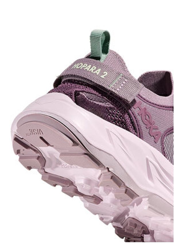 HOKA - Hoka Sandały Hopara 2 1147670 Fioletowy. Kolor: fioletowy. Materiał: materiał