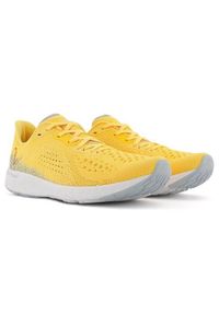 Buty do biegania męskie New Balance Fresh Foam X Tempo V2. Kolor: szary, żółty, wielokolorowy. Materiał: materiał, syntetyk. Szerokość cholewki: normalna. Sport: bieganie