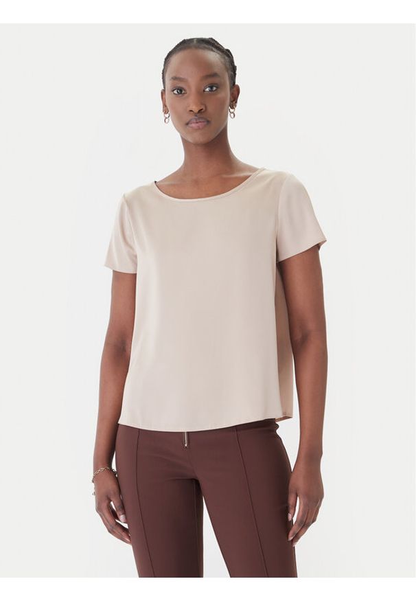 Rinascimento Bluzka CFC0127880003 Beżowy Regular Fit. Kolor: beżowy. Materiał: syntetyk