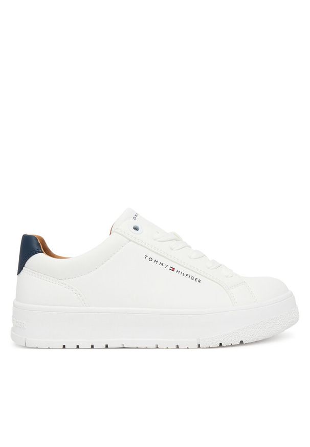 TOMMY HILFIGER - Sneakersy Tommy Hilfiger. Kolor: biały