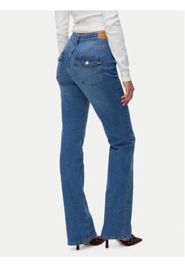 Vero Moda Jeansy Flash 10342007 Niebieski Flared Fit. Kolor: niebieski