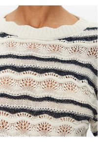 Guess Sweter W5GR35 Z3NJ0 Beżowy Regular Fit. Kolor: beżowy. Materiał: syntetyk