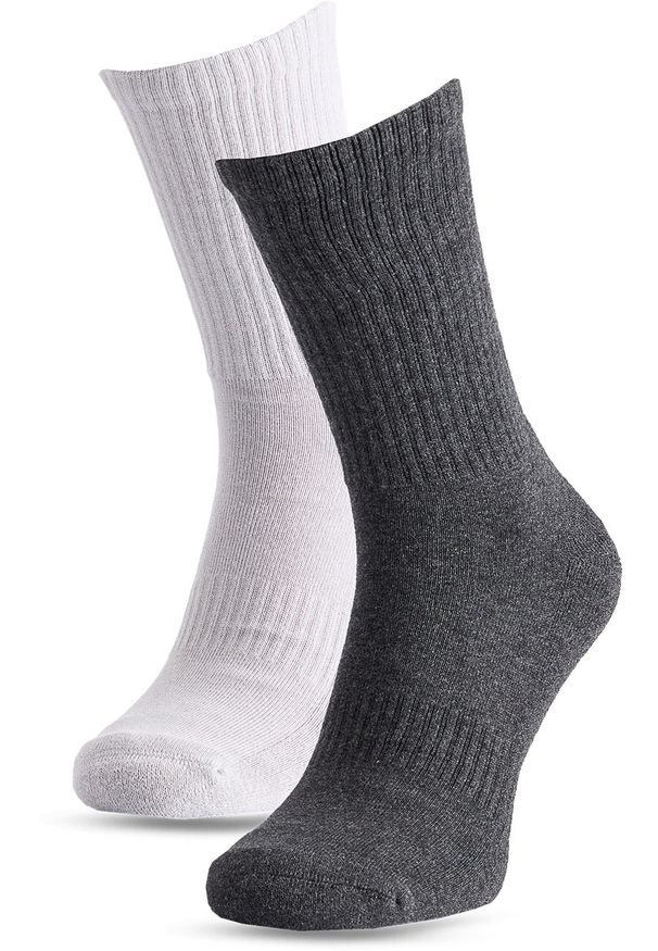 4f - 4F Skarpety casual za kostkę (2-pack) męskie - multikolor 39-42. Kolor: wielokolorowy. Materiał: bawełna