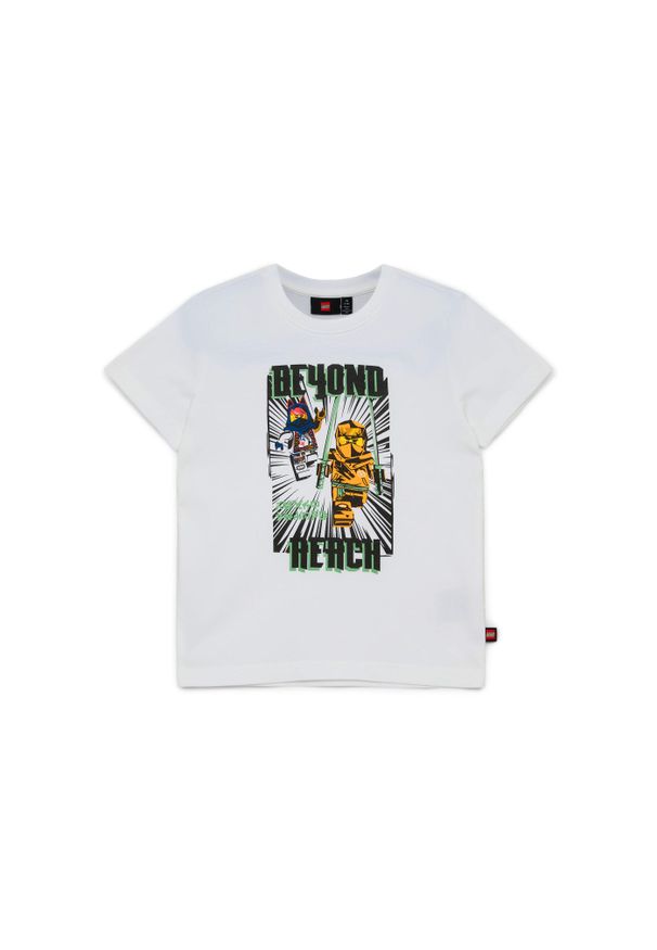 Koszulka Dziecięca LEGO NINJAGO Tano 212 Biała. Kolor: biały