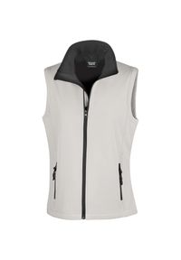 RESULT - Kamizelka damska puchowa Result Softshell. Kolor: wielokolorowy, biały, czarny. Materiał: softshell, puch. Styl: elegancki #1