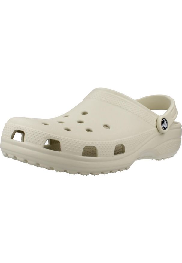 Klapki dla dorosłych Crocs Classic. Kolor: beżowy. Materiał: materiał, syntetyk. Styl: sportowy