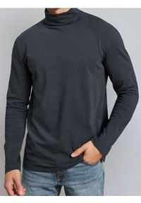 Sinsay - Bawełniany golf basic - niebieski. Typ kołnierza: golf. Kolor: niebieski. Materiał: bawełna #1