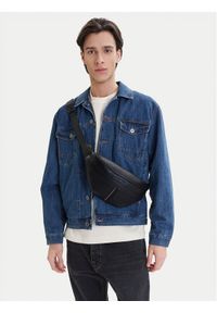 TOMMY HILFIGER - Tommy Hilfiger Nerka Th Central Bumbag AM0AM14171 Czarny. Kolor: czarny. Materiał: skóra #1