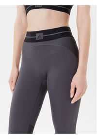 Adidas - adidas Legginsy Hyperglam JN2651 Szary Slim Fit. Kolor: szary. Materiał: syntetyk #3
