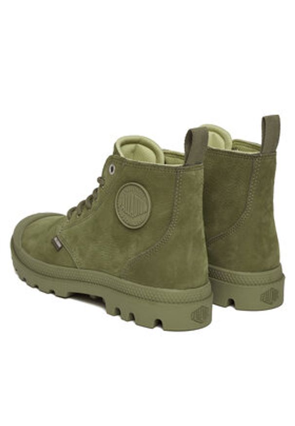 Palladium Trapery Pampa Hi Nbk 79495-308-M Zielony. Kolor: zielony. Materiał: nubuk, skóra