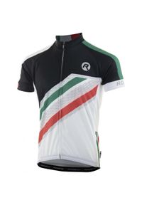Koszulka rowerowa ROGELLI TEAM 2.0 z krótkim rękawem, biała. Kolor: wielokolorowy, biały, czarny. Długość rękawa: krótki rękaw. Długość: krótkie