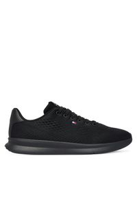 TOMMY HILFIGER - Tommy Hilfiger Sneakersy Lightweight Runner FM0FM05909 Czarny. Kolor: czarny. Materiał: mesh #1