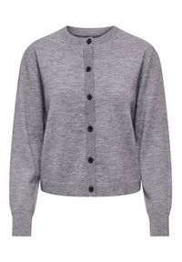 only - ONLY Kardigan Camille 15349639 Szary Regular Fit. Kolor: szary. Materiał: syntetyk #3