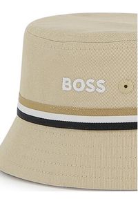 BOSS Kapelusz J53100 Beżowy. Kolor: beżowy. Materiał: bawełna #4