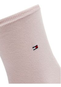 TOMMY HILFIGER - Tommy Hilfiger Skarpety długie 371221107 Różowy. Kolor: różowy. Materiał: materiał, bawełna