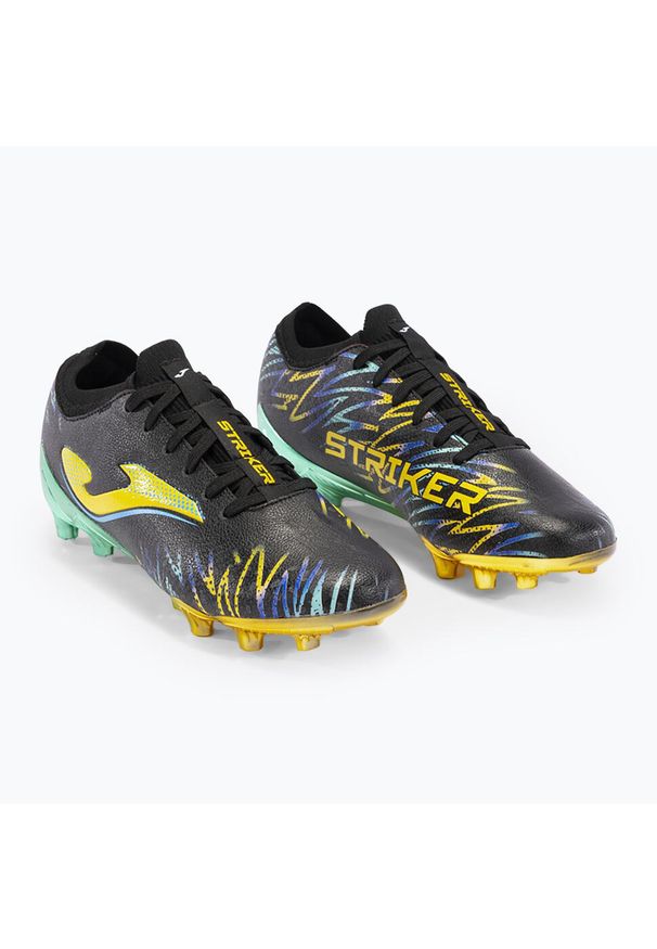 Buty piłkarskie męskie Joma Striker FG. Kolor: czarny. Materiał: materiał, syntetyk. Sport: piłka nożna