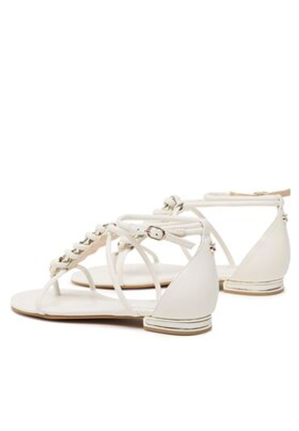 Guess Sandały Cadha FL6CDH LEA21 Biały. Kolor: biały. Materiał: skóra