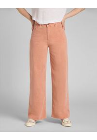 Lee - LEE Stella A Line DAMSKIE SPODNIE JEANSOWE TERRACOTTA L31SQHFR 112139868