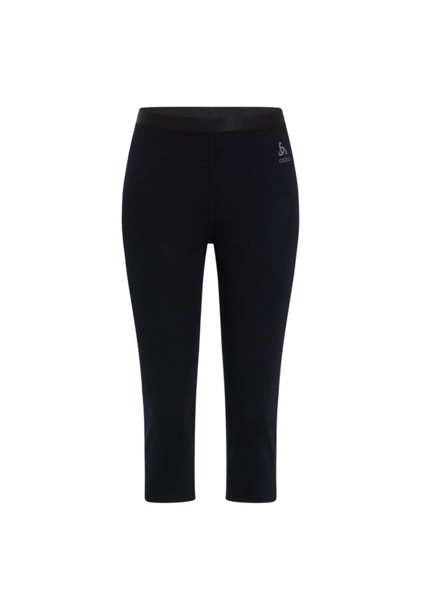 Legginsy termoaktywne damskie Odlo Merino 200 BL Bottom 3/4. Kolor: czarny