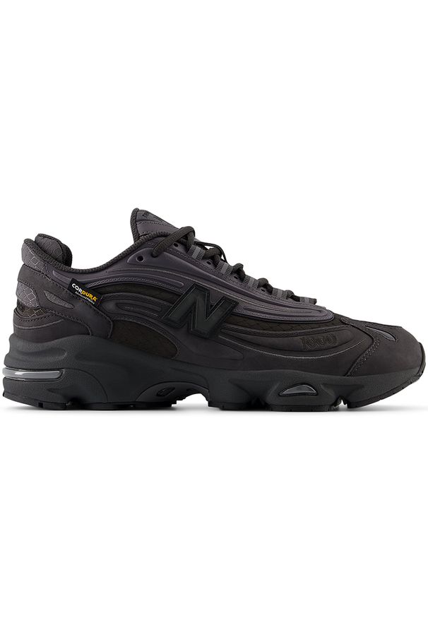 Buty unisex New Balance M1000NBB – czarne. Kolor: czarny. Materiał: zamsz, materiał, tkanina. Szerokość cholewki: normalna