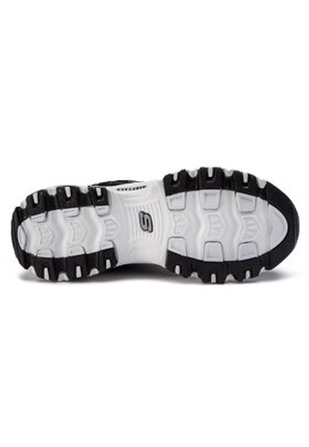 skechers - Skechers Sneakersy D'lites Biggest Fan 11930/BKW Czarny. Kolor: czarny. Materiał: syntetyk, skóra