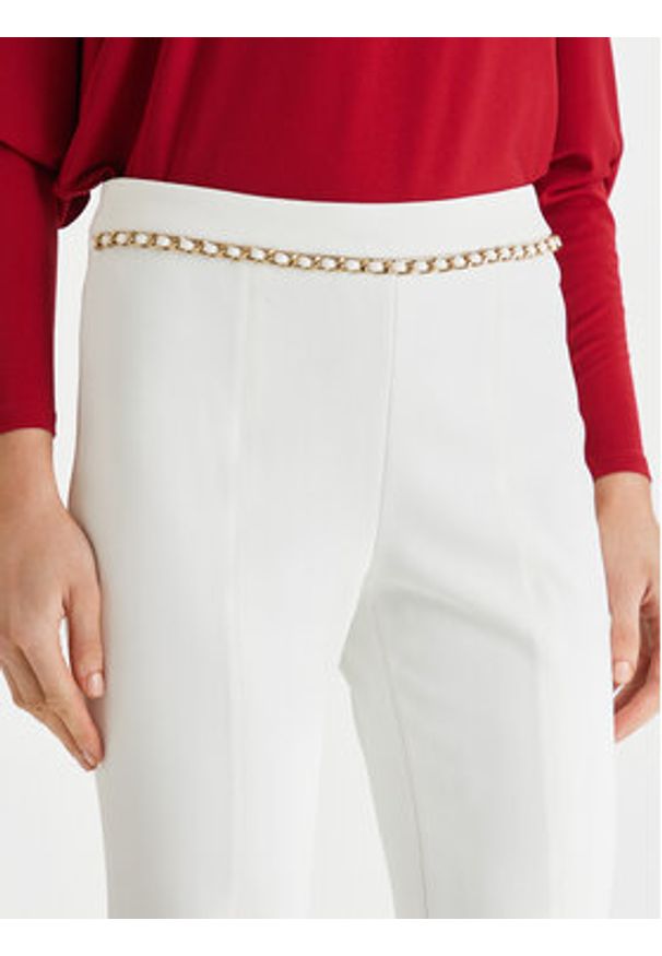Marciano Guess Spodnie materiałowe 6RGB12 9373Z Biały Regular Fit. Kolor: biały. Materiał: syntetyk