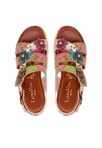 Laura Vita Sandały Bonito 37 Kolorowy. Materiał: skóra. Wzór: kolorowy #6