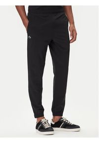 Lacoste Dres WH4752 Czarny Regular Fit. Kolor: czarny. Materiał: syntetyk #3