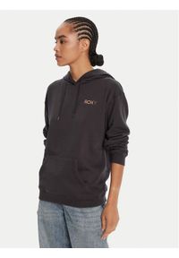 Roxy Bluza ERJFT04996 Szary Regular Fit. Kolor: szary. Materiał: bawełna