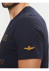 Aeronautica Militare T-Shirt 242TS2335J634 Granatowy Regular Fit. Kolor: niebieski. Materiał: bawełna #3