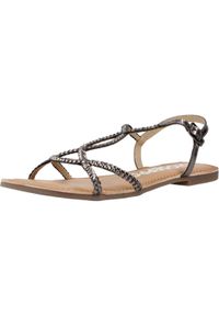Gioseppo - Sandały GIOSEPPO NIOAQUE Srebrny. Kolor: szary. Materiał: skóra. Sezon: lato #1