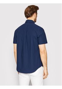 Polo Ralph Lauren Koszula 710867700003 Granatowy Custom Fit. Typ kołnierza: polo. Kolor: niebieski. Materiał: bawełna #4