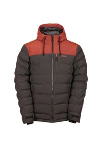 FUNDANGO - Kurtka uliczna męska Fundango Passat Padded. Kolor: czerwony, wielokolorowy, brązowy