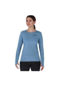 BOXRAW - Bluza do biegania damska Inov-8 Performance Long Sleeve. Kolor: niebieski. Długość rękawa: długi rękaw #1