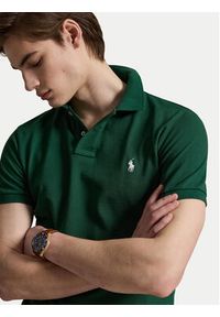 Polo Ralph Lauren Polo 710536856515 Zielony Regular Fit. Typ kołnierza: polo. Kolor: zielony. Materiał: bawełna #5