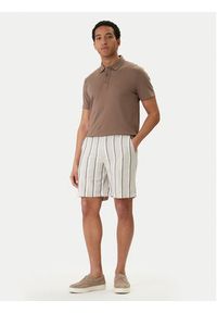 BOSS Szorty materiałowe 50561129 Beżowy Regular Fit. Kolor: beżowy. Materiał: bawełna #3