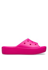 Crocs Klapki Classic Platform Slide 208180 Różowy. Kolor: różowy. Obcas: na platformie