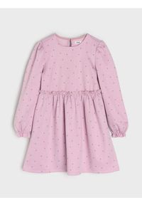 Sinsay - Sukienka babydoll w kropki - wielobarwny. Wzór: kropki