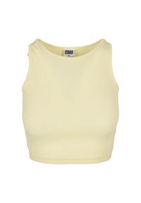 Urban Classics - Top W Prążki Dla Pań I Panów. Kolor: żółty. Wzór: prążki