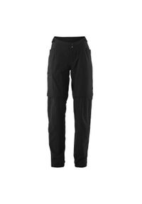GONSO - Spodnie damskie zapinane na zamek Gonso Adventure. Kolor: czarny. Sport: kolarstwo #1
