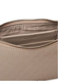 Calvin Klein Torebka Ck Must Aop Conv Logo Jqd Strap LV04F3099G Brązowy. Kolor: brązowy. Materiał: skórzane #4