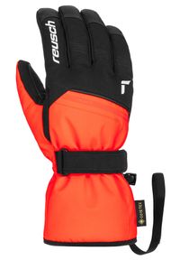 Męskie rękawice narciarskie Reusch MORRIS GORE-TEX. Kolor: czerwony, czarny, wielokolorowy. Materiał: skóra. Technologia: Gore-Tex. Sport: narciarstwo