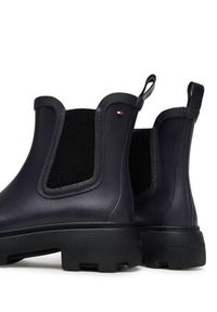 TOMMY HILFIGER - Tommy Hilfiger Kalosze Rubber Flag Cleated FW0FW08637 Granatowy. Kolor: niebieski. Materiał: guma #4