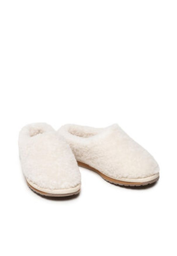 EMU Australia Kapcie Joy Teddy W12583 Biały. Kolor: biały. Materiał: skóra