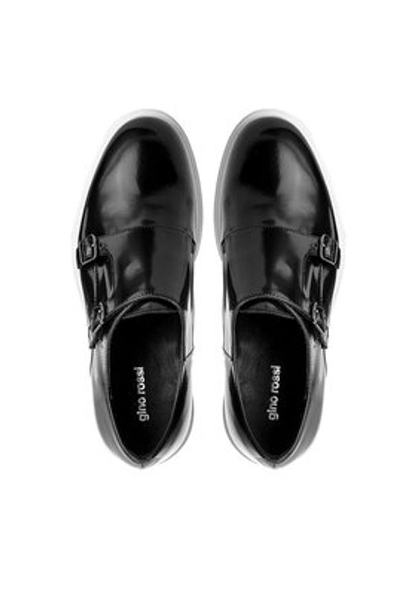 Gino Rossi Oxfordy Mitsu DPH612-Z43-Y800-9900-0 Czarny. Kolor: czarny. Materiał: skóra