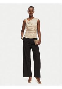 Marciano Guess Top G6GP02 K3068 Beżowy Slim Fit. Kolor: beżowy. Materiał: wiskoza #4