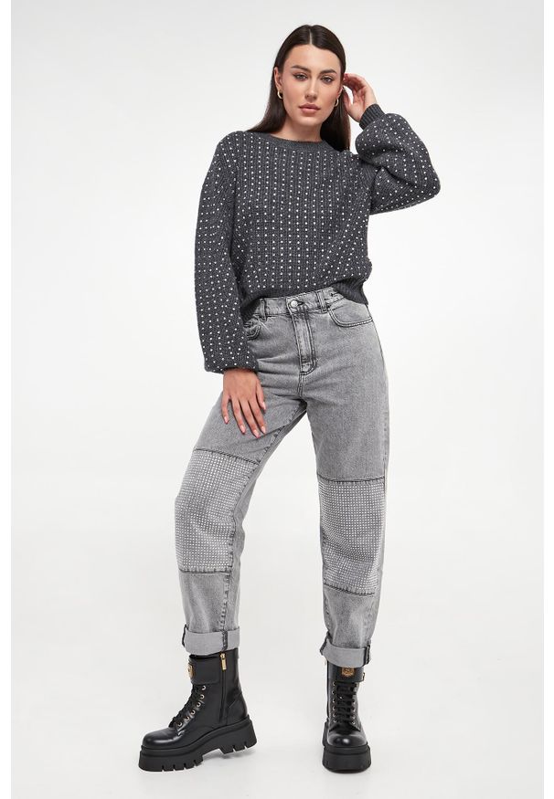 Marella Sport - Sweter damski z wełną Molo MARELLA SPORT. Materiał: wełna. Styl: sportowy