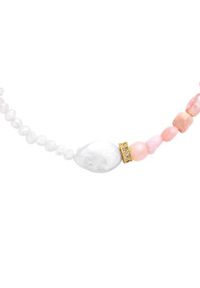 SELFIE JEWELLERY - Naszyjnik z perłami Powder Phases. Materiał: złote. Kolor: biały. Wzór: aplikacja. Kamień szlachetny: perła #6